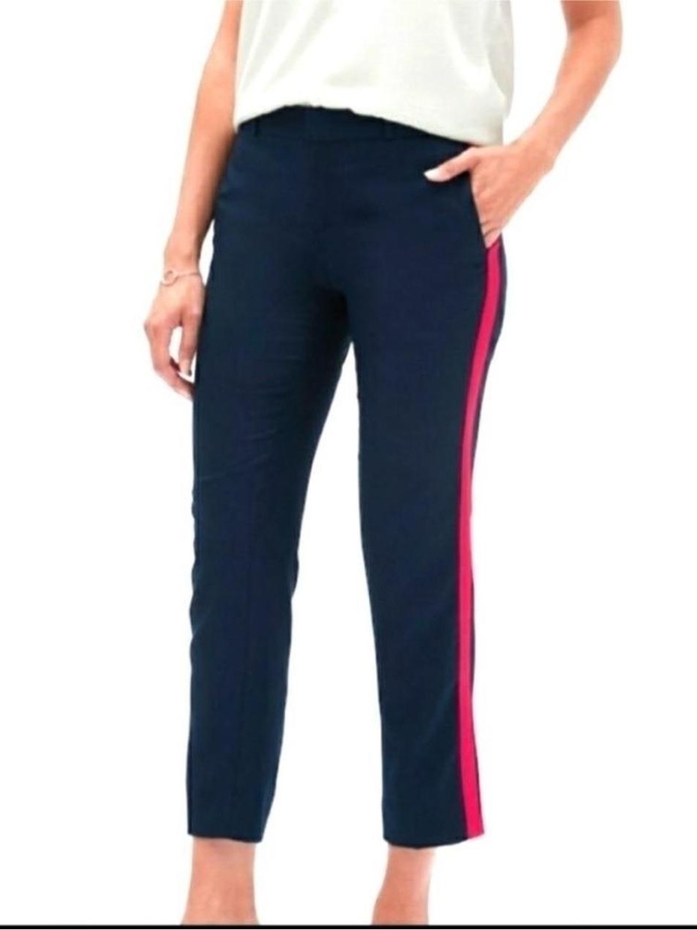 Banana Republic Avery Tuxedo Pants Slacks 8P